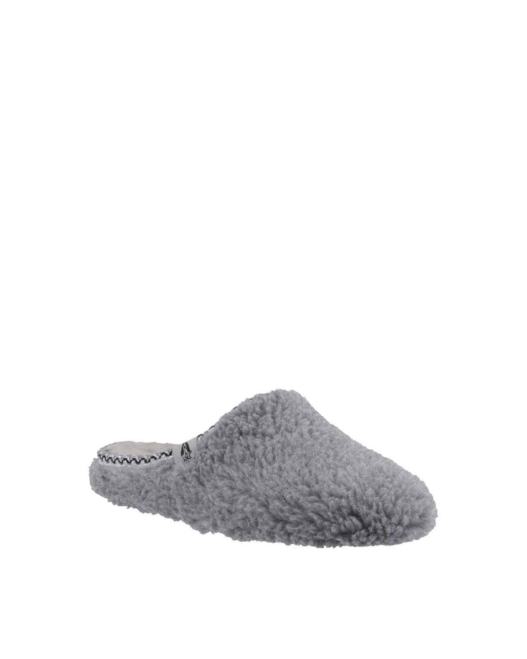 Hush Puppies Gray Good Teddy Mule Slipper
