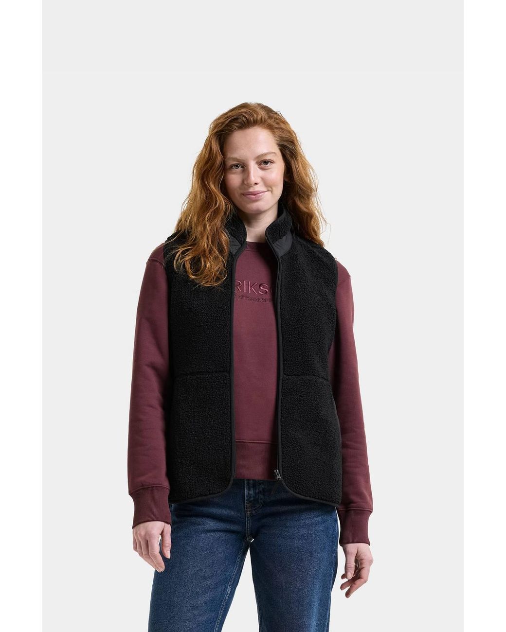Didriksons Red Siv Teddy Fleece Gilet