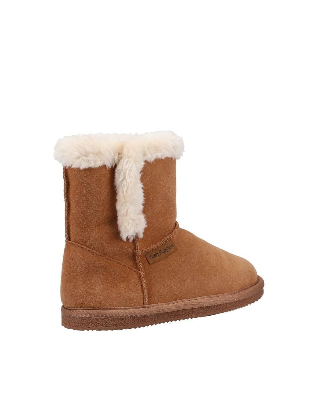 Hush Puppies Brown 'Ashlynn' Suede Slipper Booties
