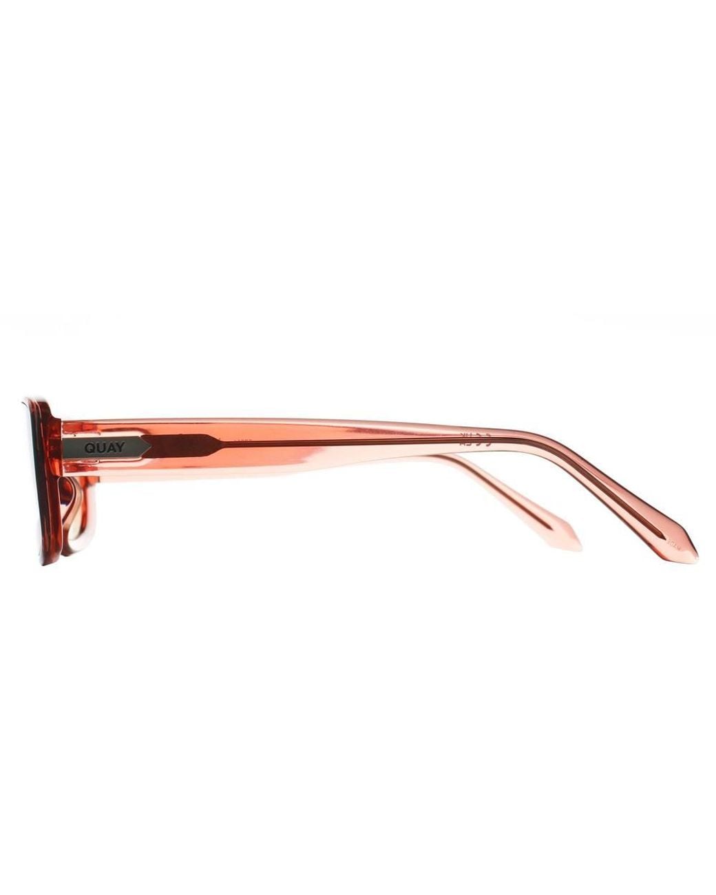 Quay Brown Rectangle Pale Rose Sepai Gradient Vibe Check