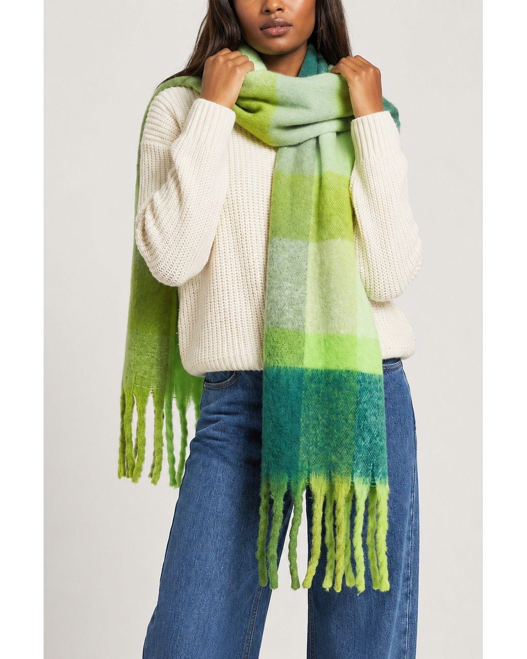 SARTA Green Allie Heavyweight Scarf