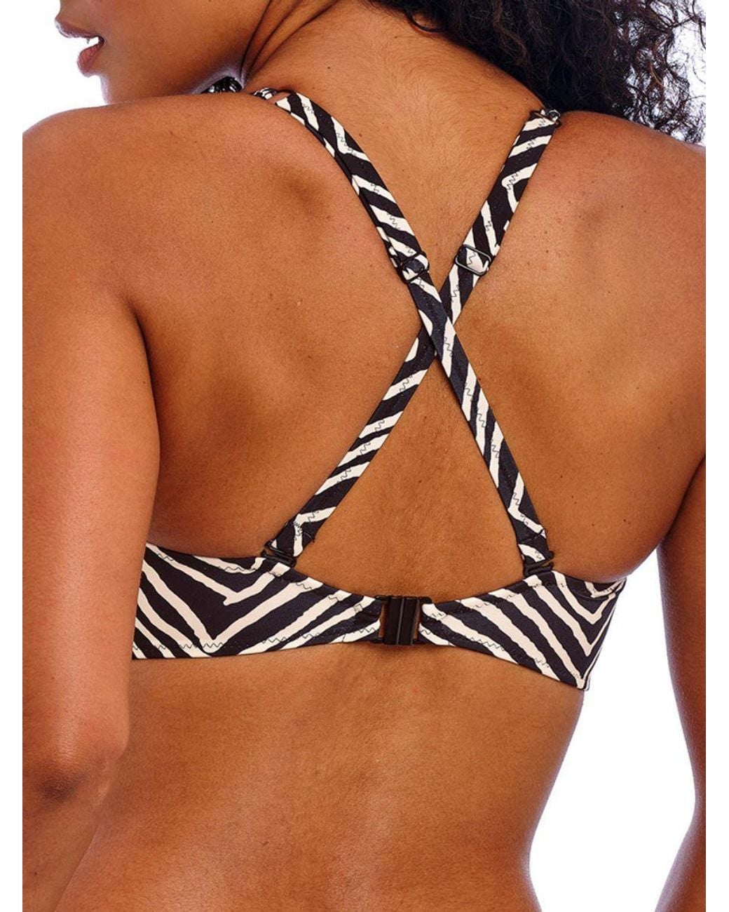 Freya Black Fiji Falls Bralette Bikini Top
