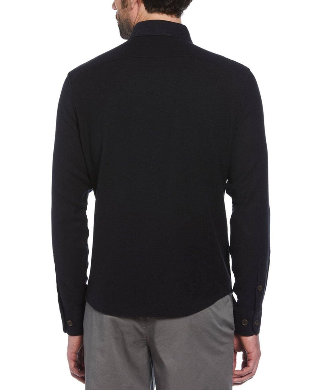 Original Penguin Black Long Sleeve Shirt for men