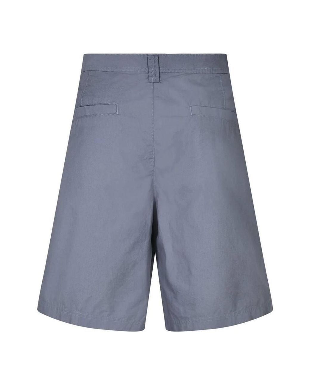 Columbia Blue Cotton Poplin Shorts for men
