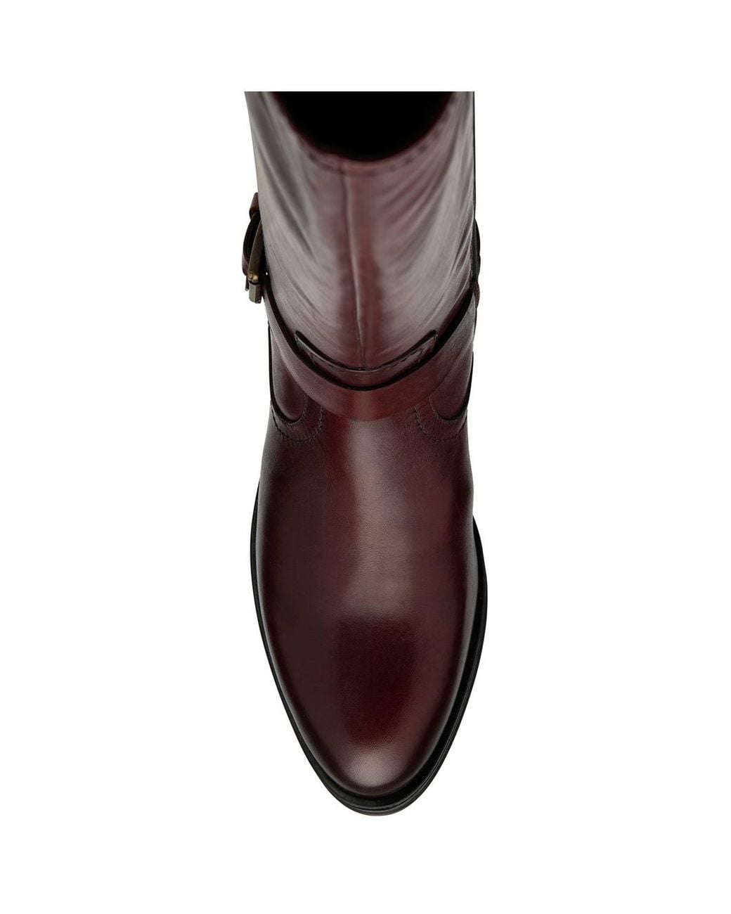 Ravel Brown Bordo Leather 'Eildon' Knee-High Boots