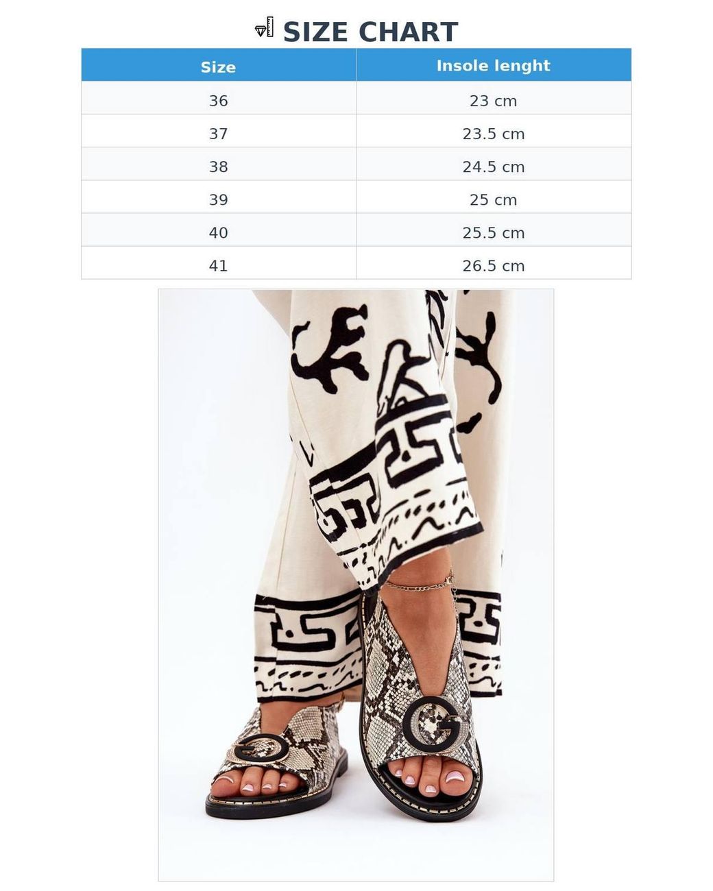 Love Lace White Flat Summer Sandals With Drative Front & Buckle Fit