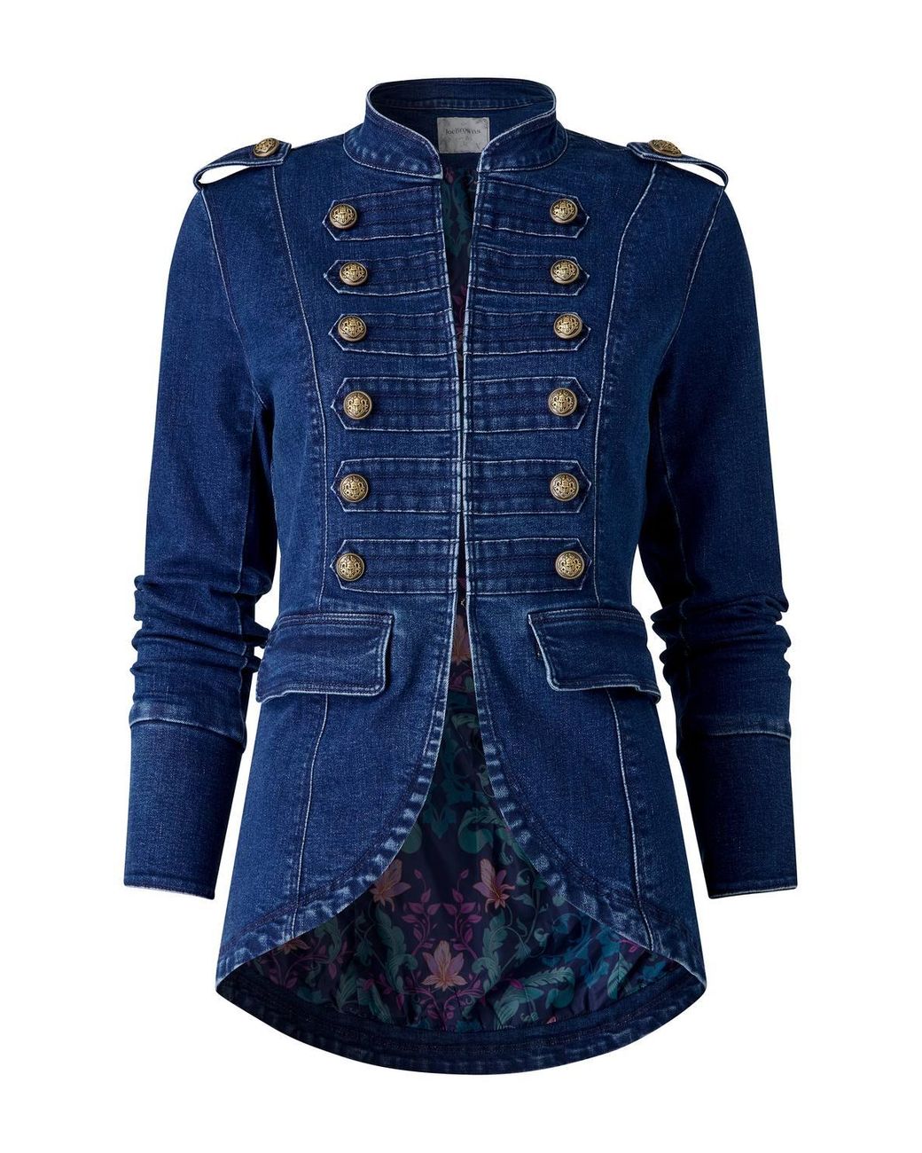 Joe Browns Blue Ultimate Denim Military Jacket