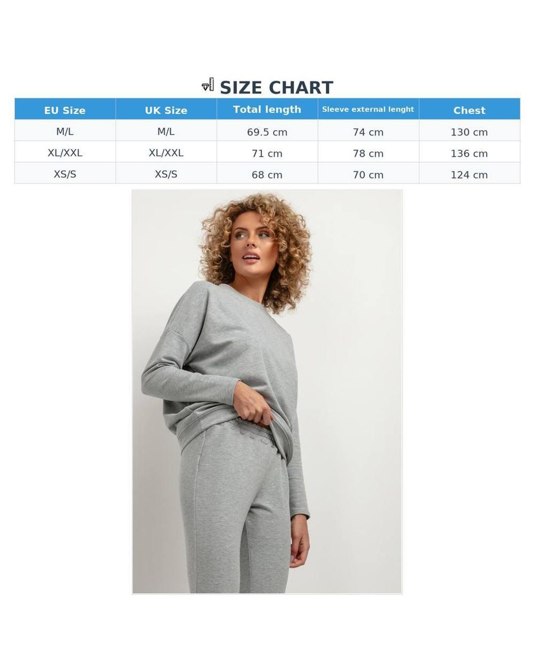 Love Lace Gray Knitted Collared Long Sleeve Sweatshirt