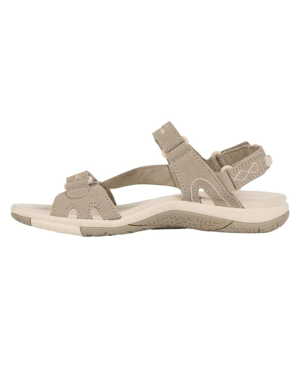 Trespass Gray Naia Suede Cushioned Sandals