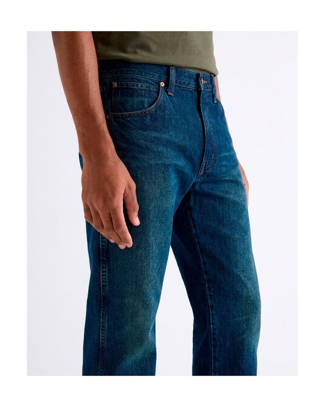 Wrangler Blue 13Mwz Original Cowboy Cut Denim Jeans Workwear Fade for men