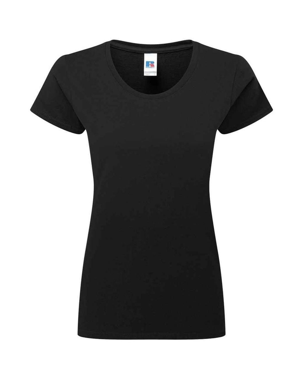 Russell Black Authentic Ringspun Cotton Classic T-Shirt