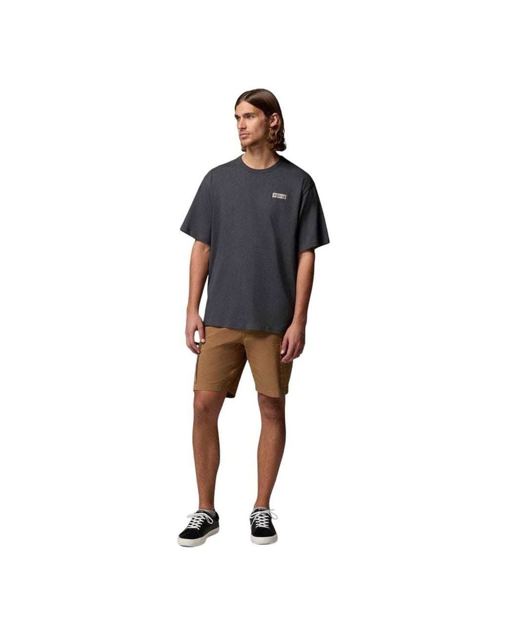 Columbia Black Icon Back Logo Regular T-Shirt for men