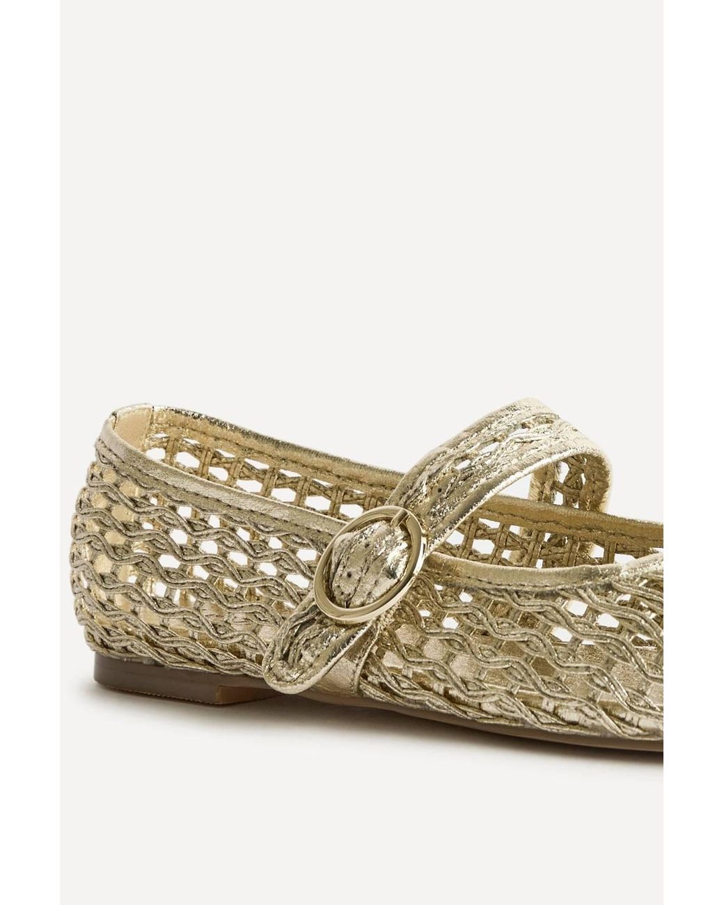Linzi White Venice Mesh Mary Jane Pumps