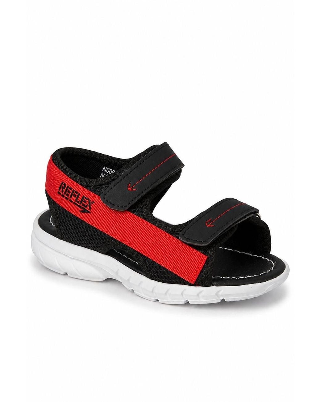 Spot on Red Lightweight Double Strap Sports Sandals for men