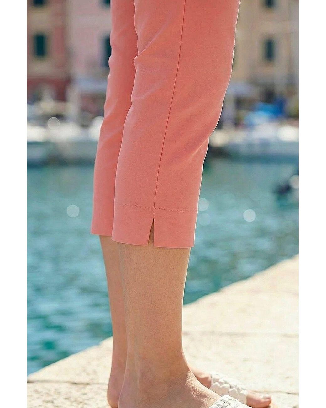 Roman Multicolor Cropped Stretch Trouser Capri Summer Leggings 3/4 Pedal Pushers