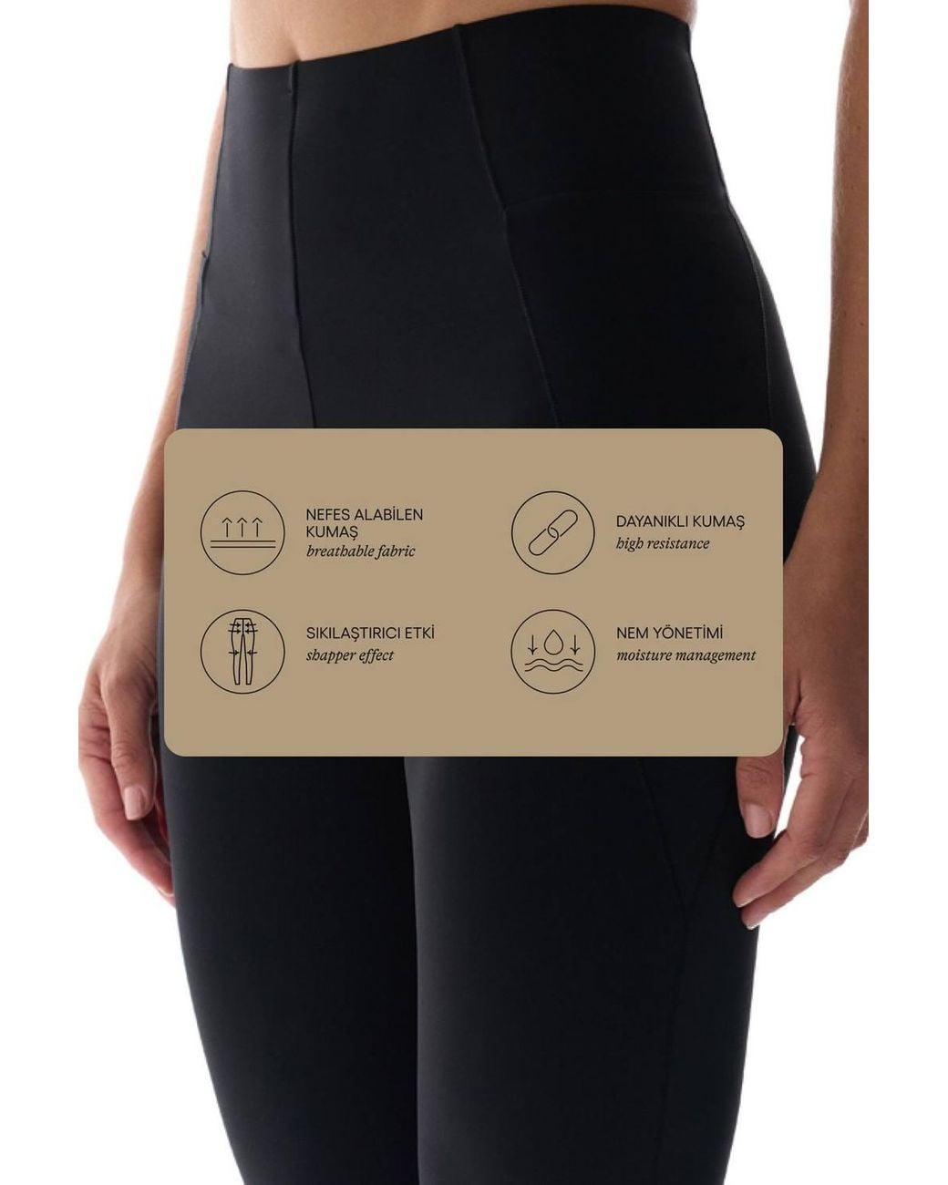Penti Black Wonder High Support Shaping Flare Trousers