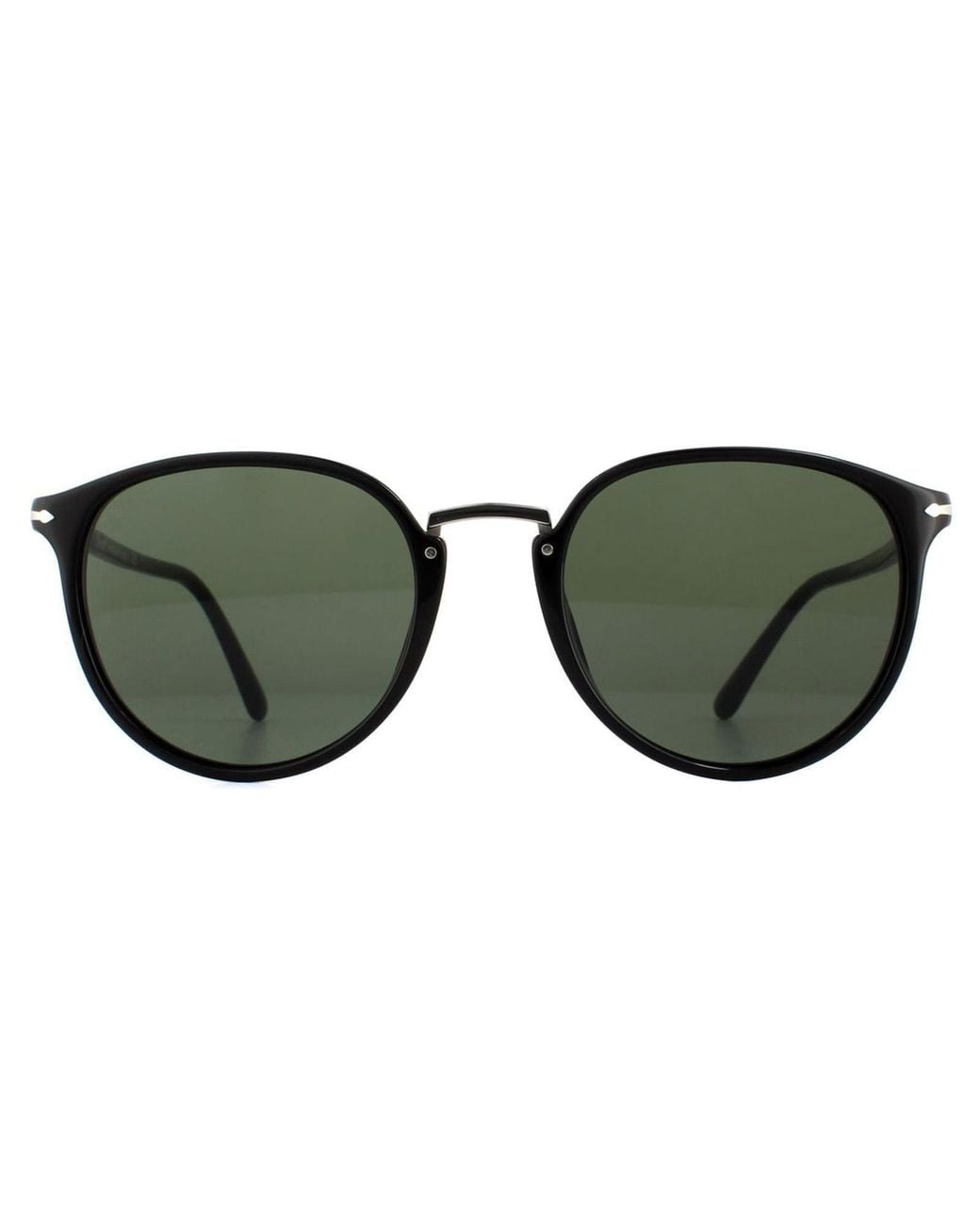 Persol Brown Round Sunglasses for men