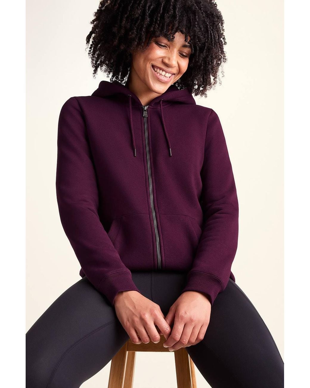 TOG24 Purple 'Mia' Supersoft Zip Hoody