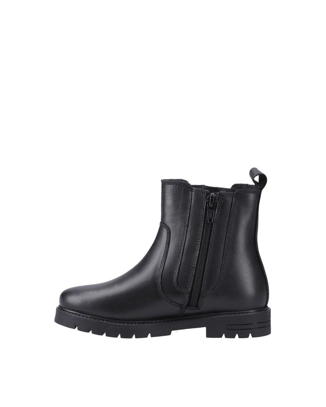 Hush Puppies Black Liana Zip Boot Senior