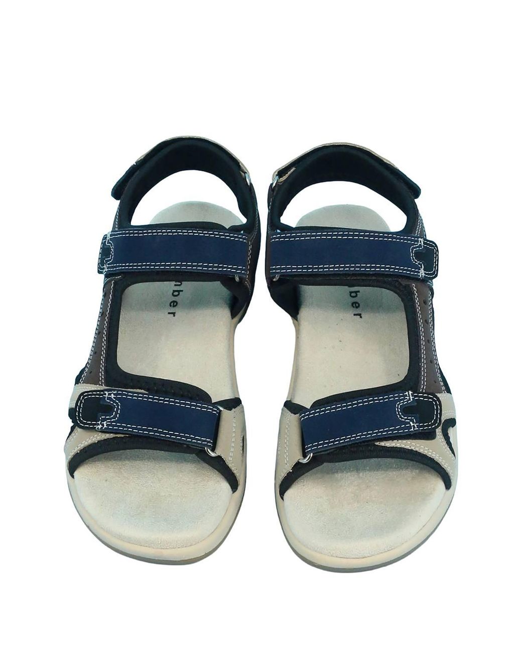 Chums Blue Walking Wide Fit Touch Fasten Sandal