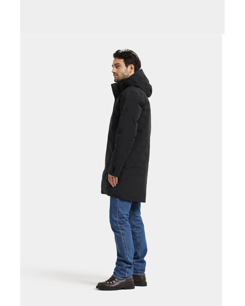 Didriksons Black Hektor Waterproof Breathable Padded Winter Parka for men