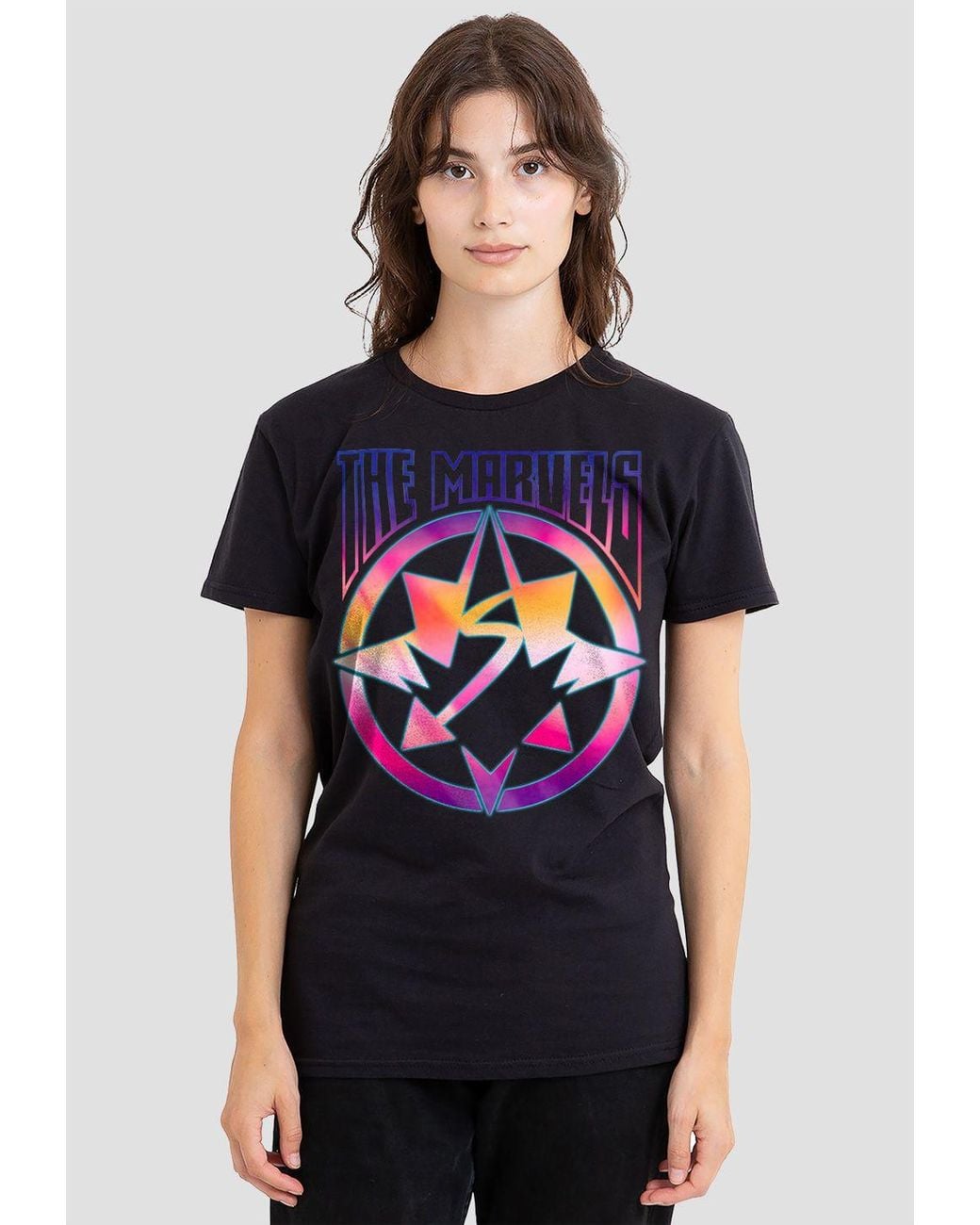 Marvel Blue The Gradient Logo T-Shirt