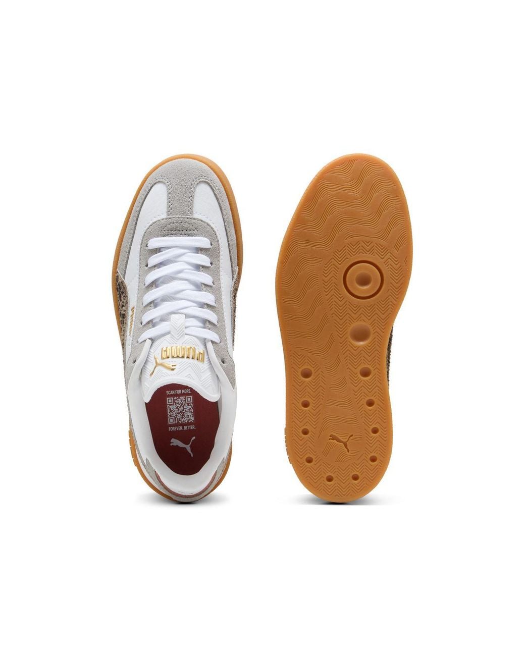 PUMA White Club Ii Era Animal Flair Trainer Dusky Echo