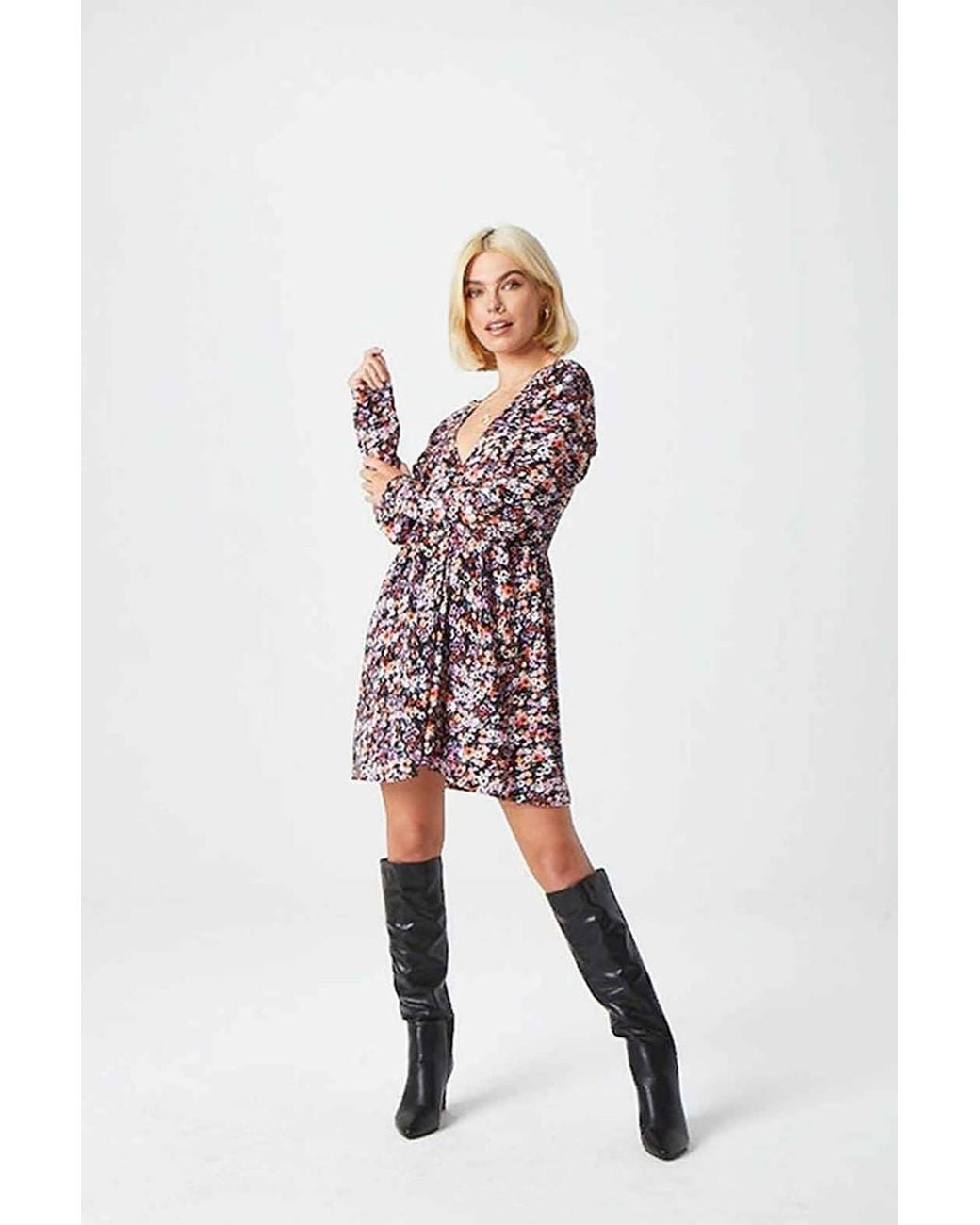 Urban Bliss Multicolor Empire Line Dress