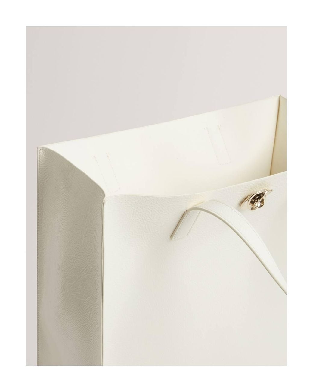 Ted Baker Natural Rose Detail Crinkle Large Tote Bag