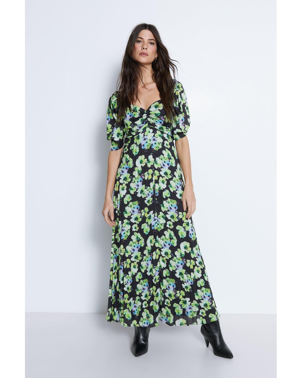 Warehouse katy floral midi dress 2025