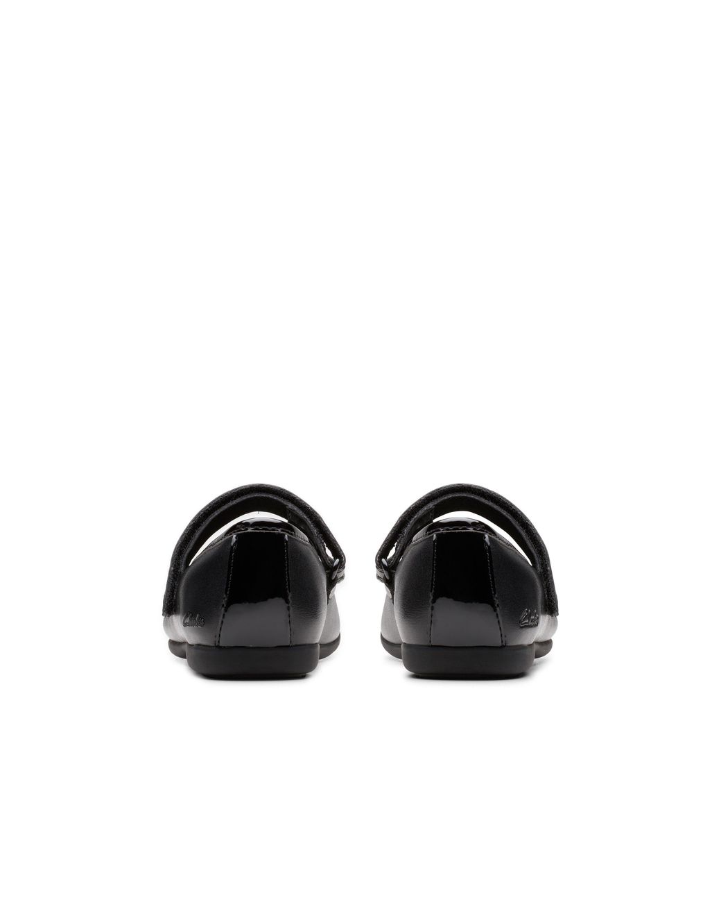 Clarks Black Dance Beam Kid Mary Jane, Riptape, School Shoes