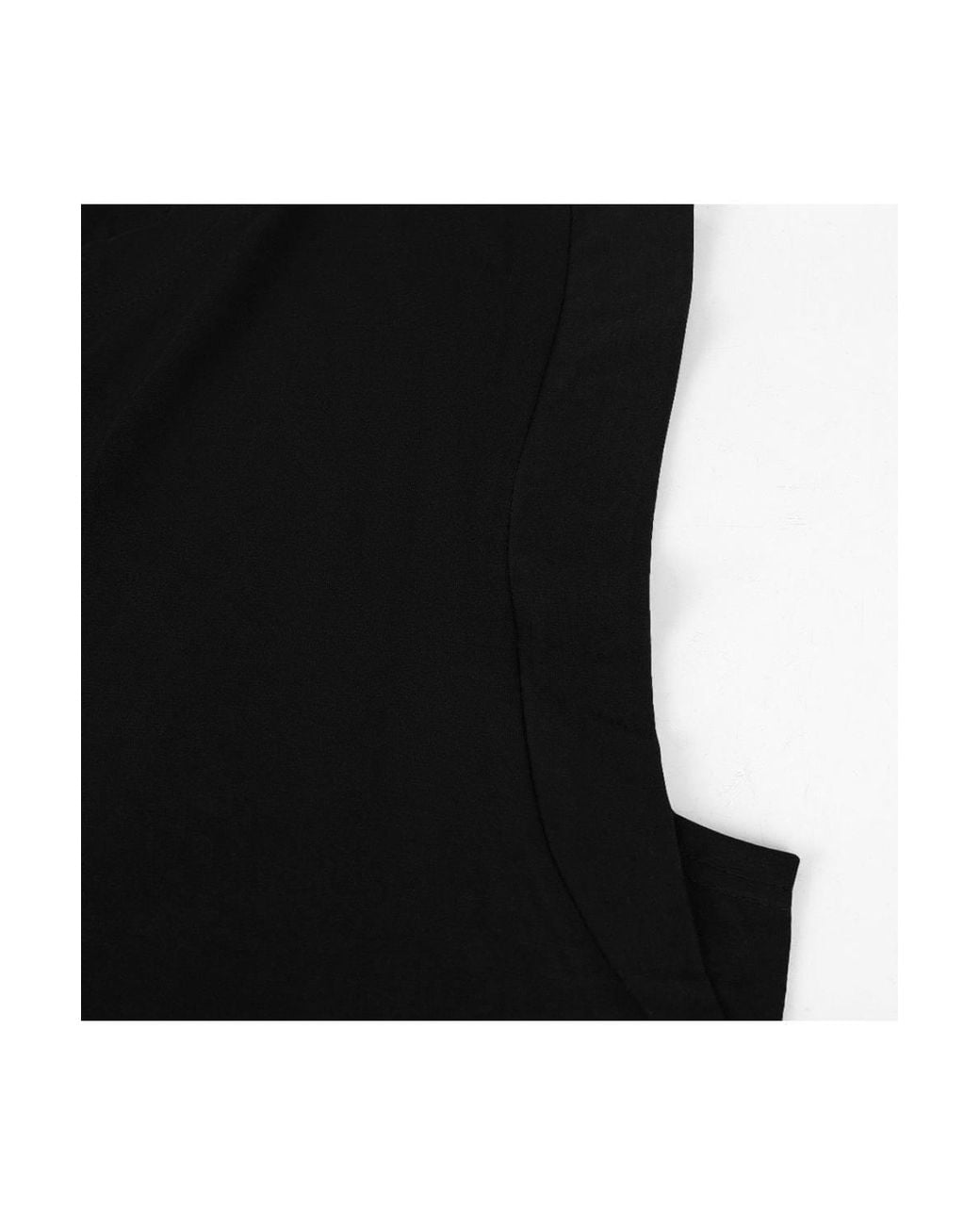 KDMD Black Sleeveless Crew Neck Summer Vest Top