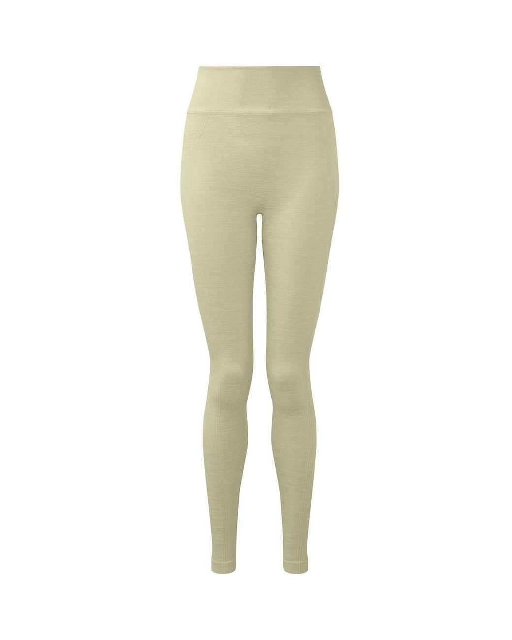 Tridri Green Melange Sculpted Seamless 3D Leggings