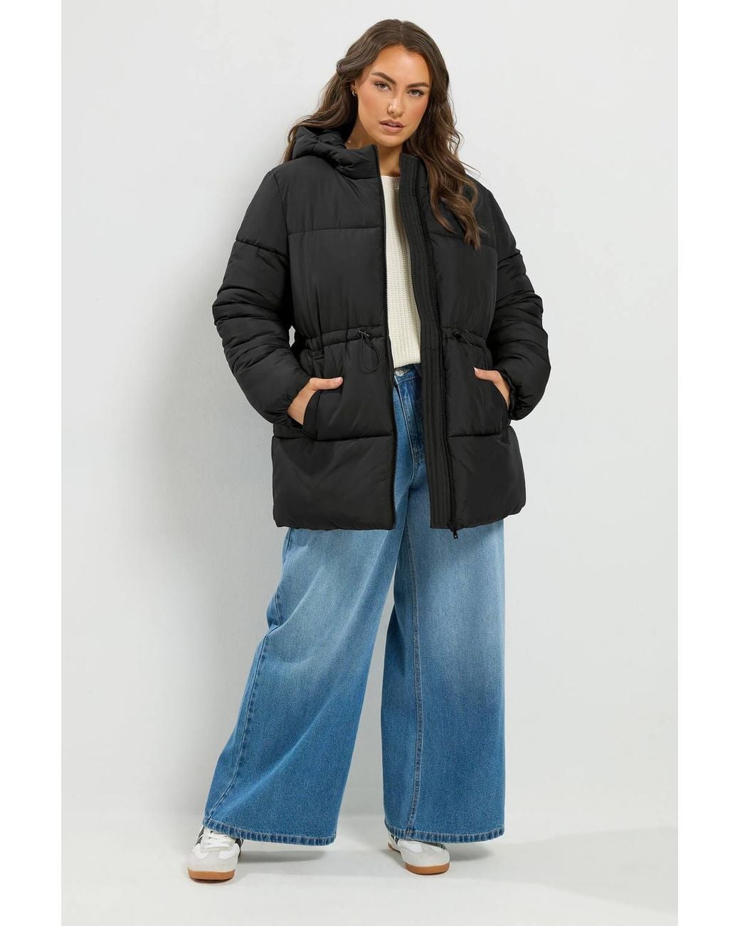 Yours Black Short Padded Jacket