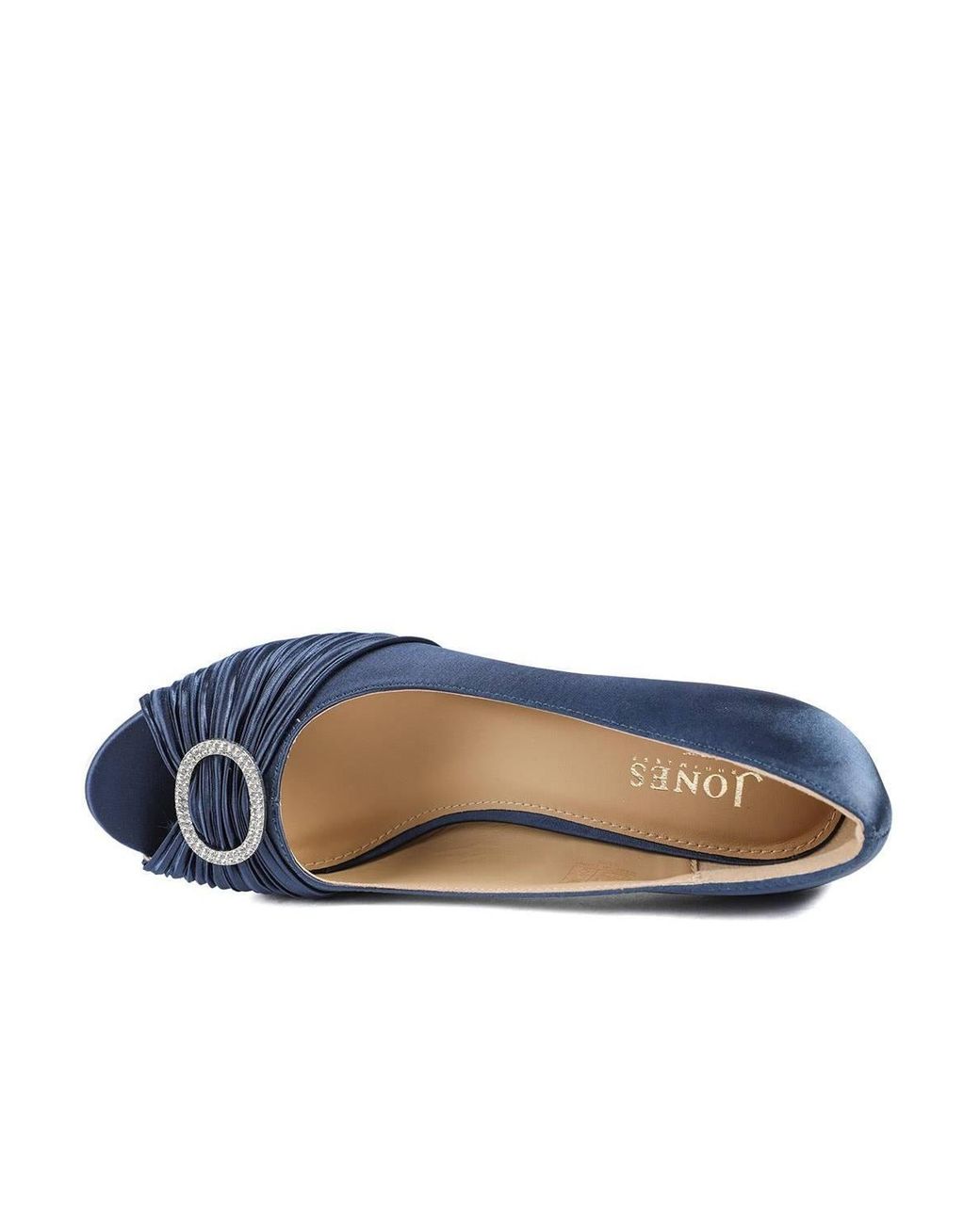 Jones Bootmaker Blue Zephira Elegant Stiletto Heel Court Shoes