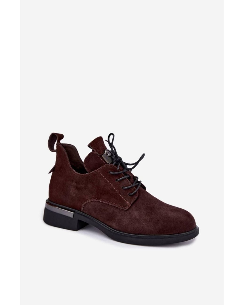 Love Lace Brown Everyday Round Toe Suede Classic Lace Up Boots