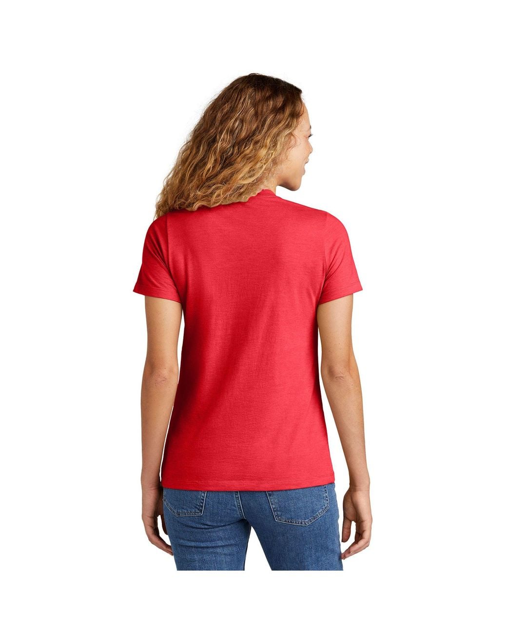 Gildan Red Cvc Soft Touch T-Shirt