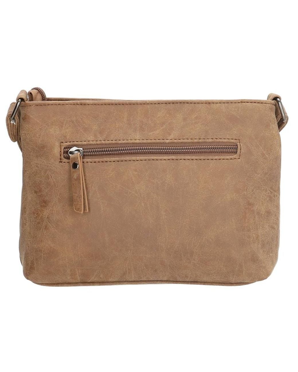 Enrico Benetti Brown Noumea Single Handle Vegan Leather Handbag