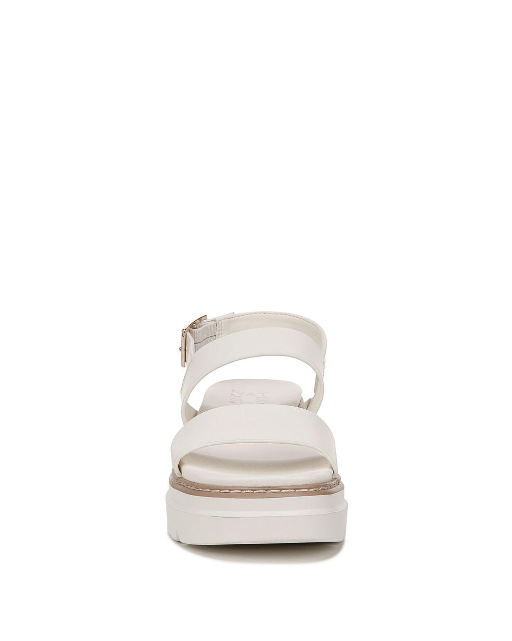 Naturalizer White Darry-Sling Sandals