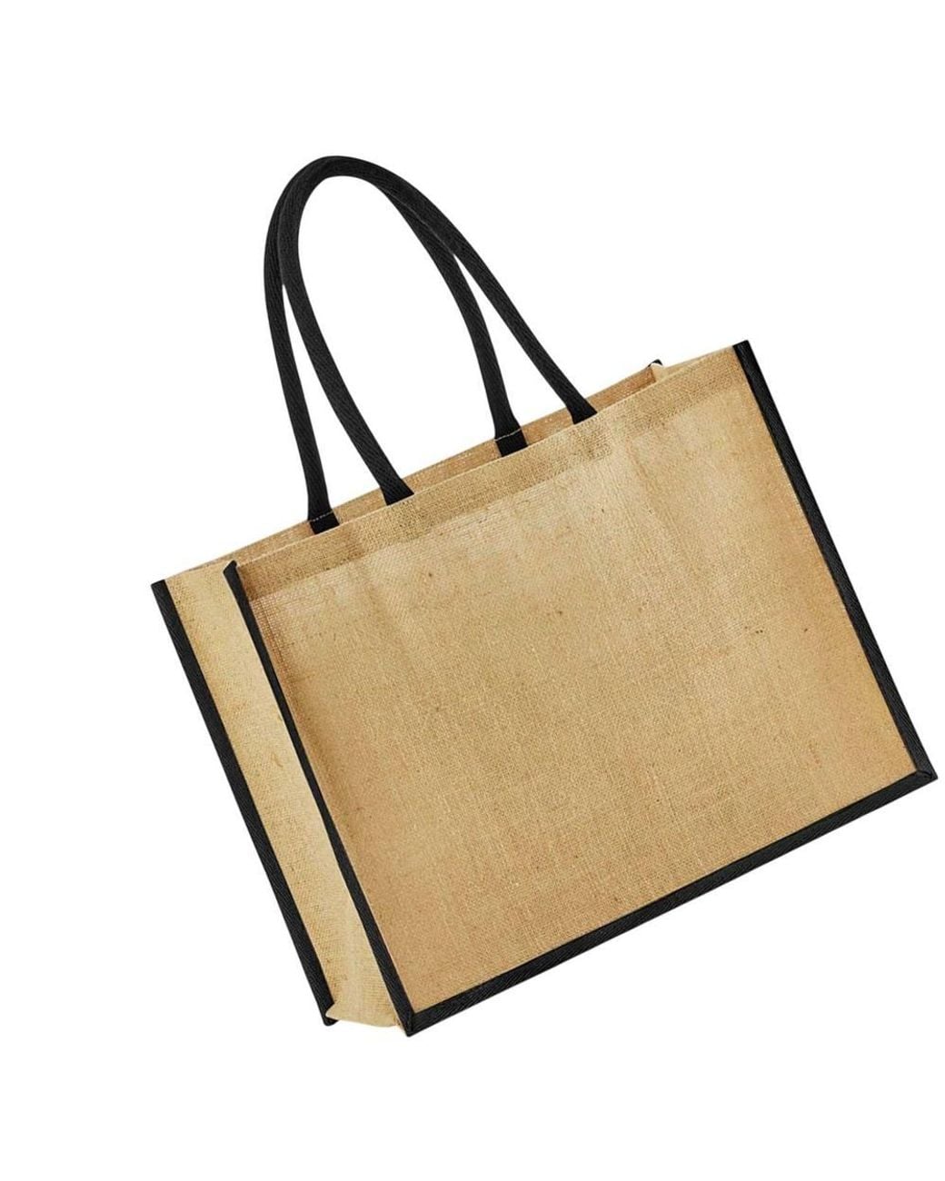 Westford Mill Natural Classic Starched Jute Tote Bag