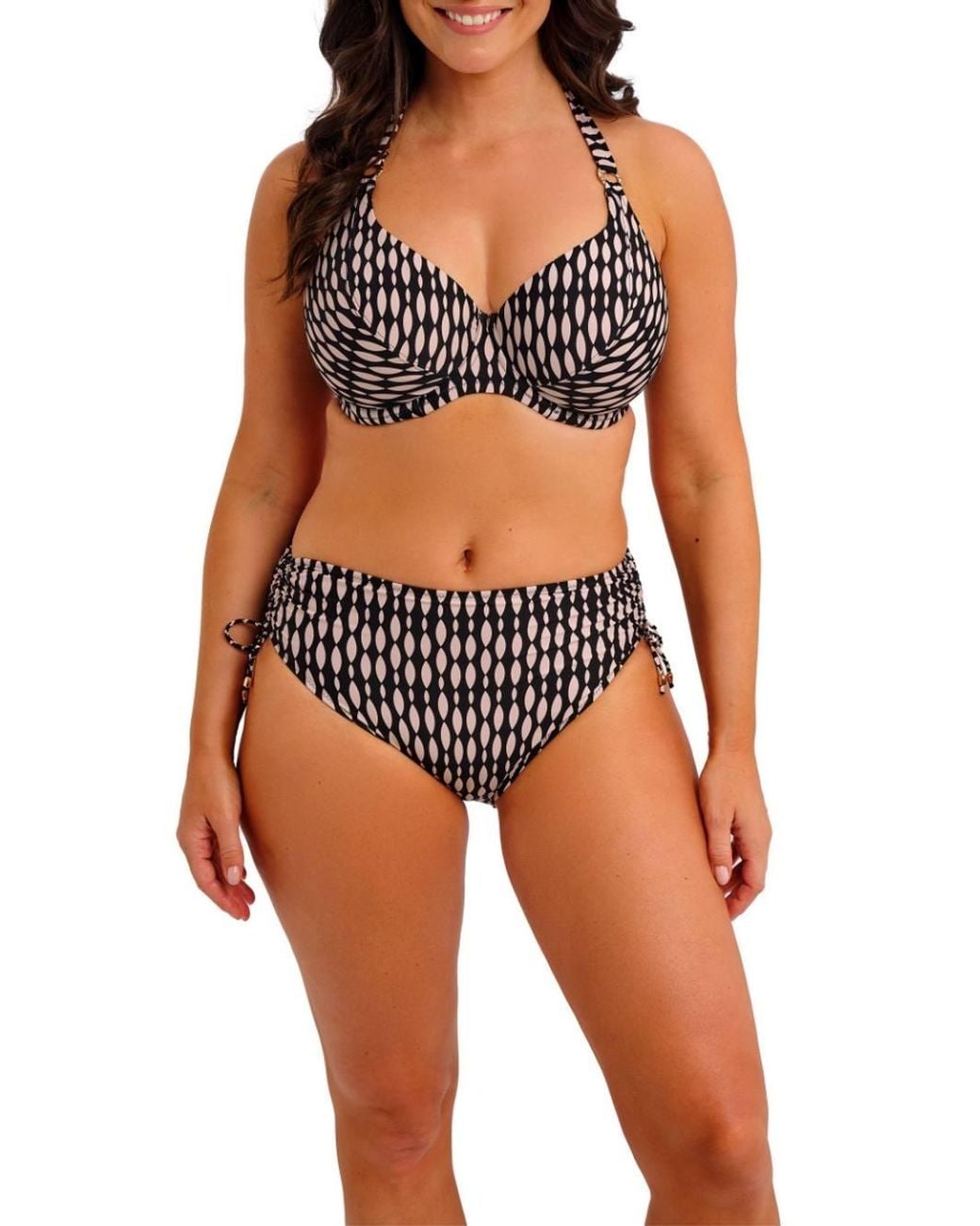 Fantasie Black Shell Bay Halter Top