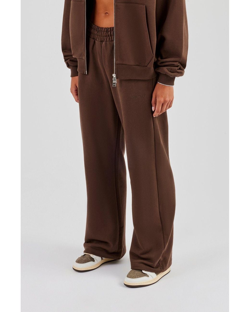 CERNUCCI Brown C Wide Leg Jogger