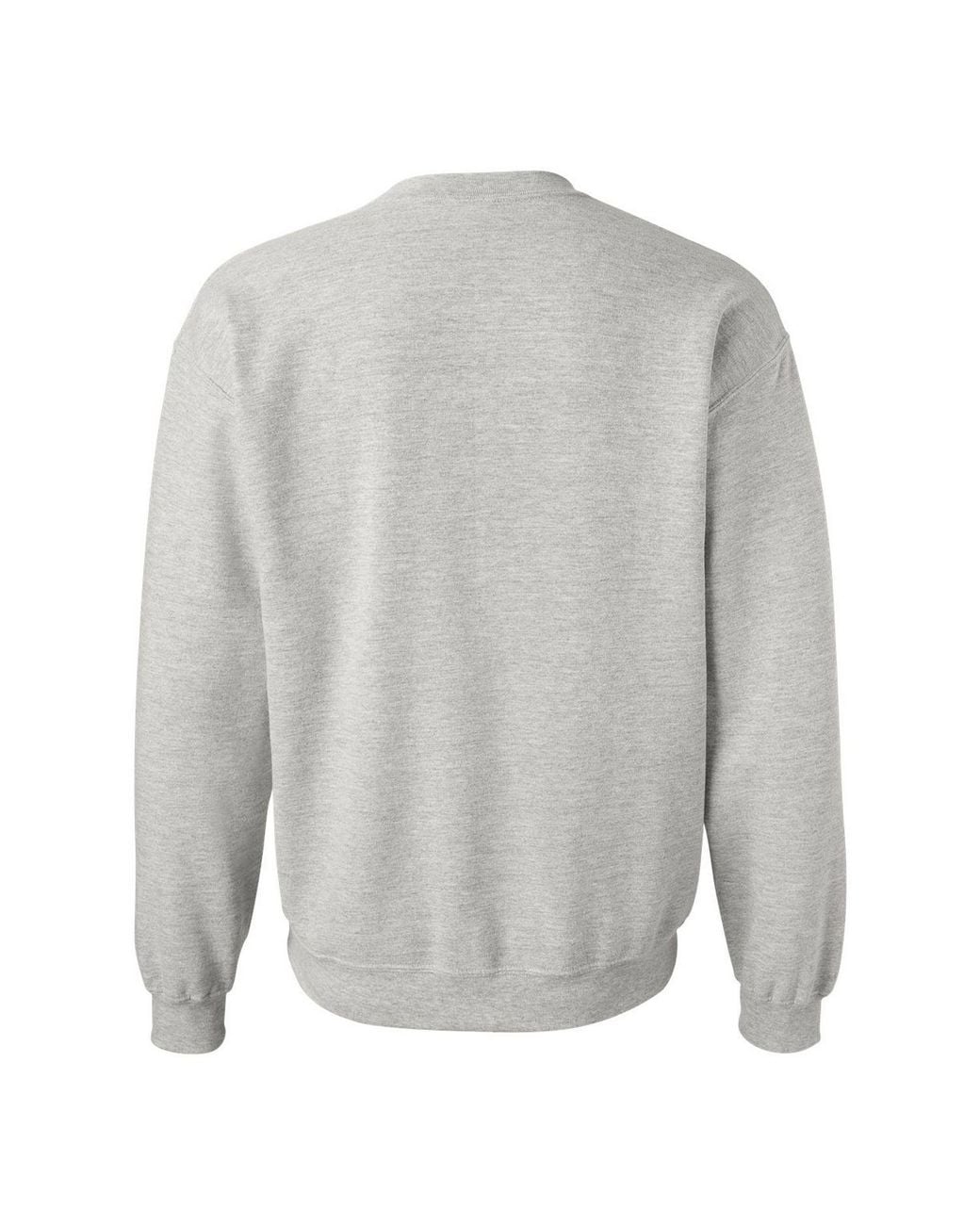 Gildan Gray Heavy Blend Crew Neck Sweatshirt for men