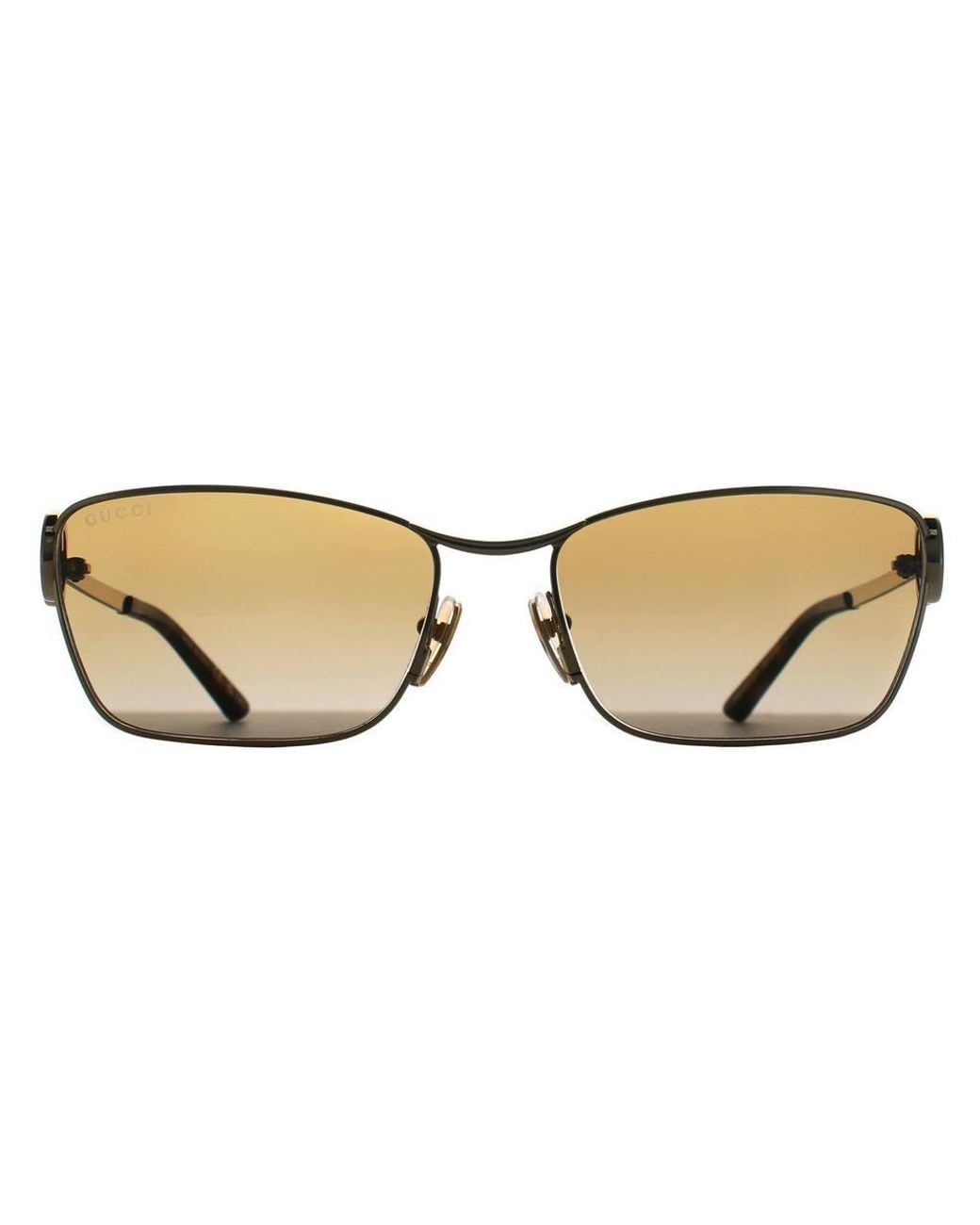 Gucci Brown Rectangle Gradient Gg2045S