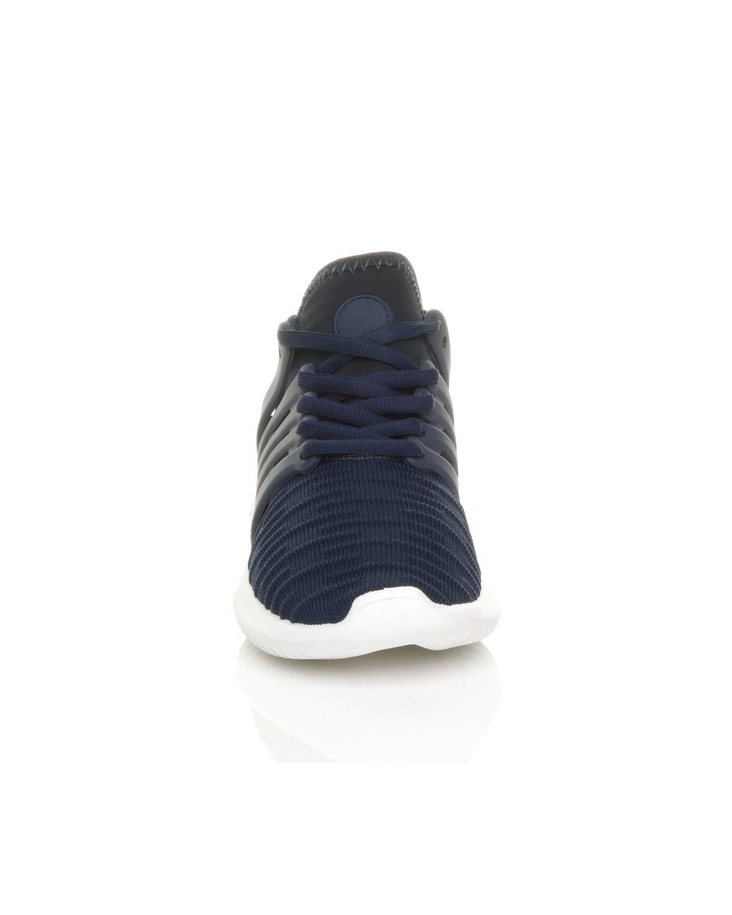 AJVANI Blue Lace Up Trainers