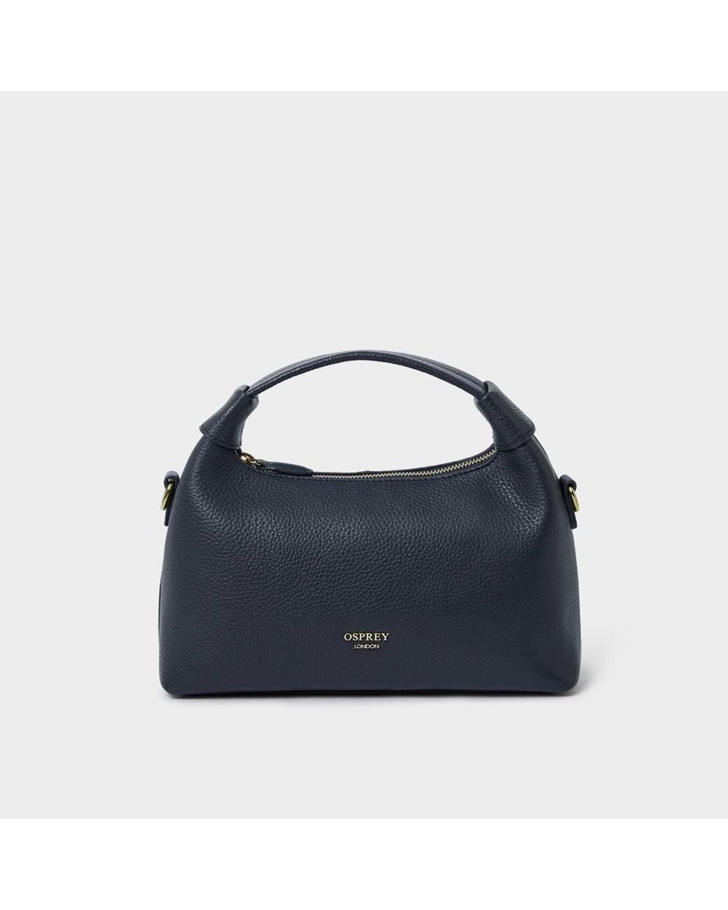 Osprey Black The Alpha Leather Grab & Crossbody Bag