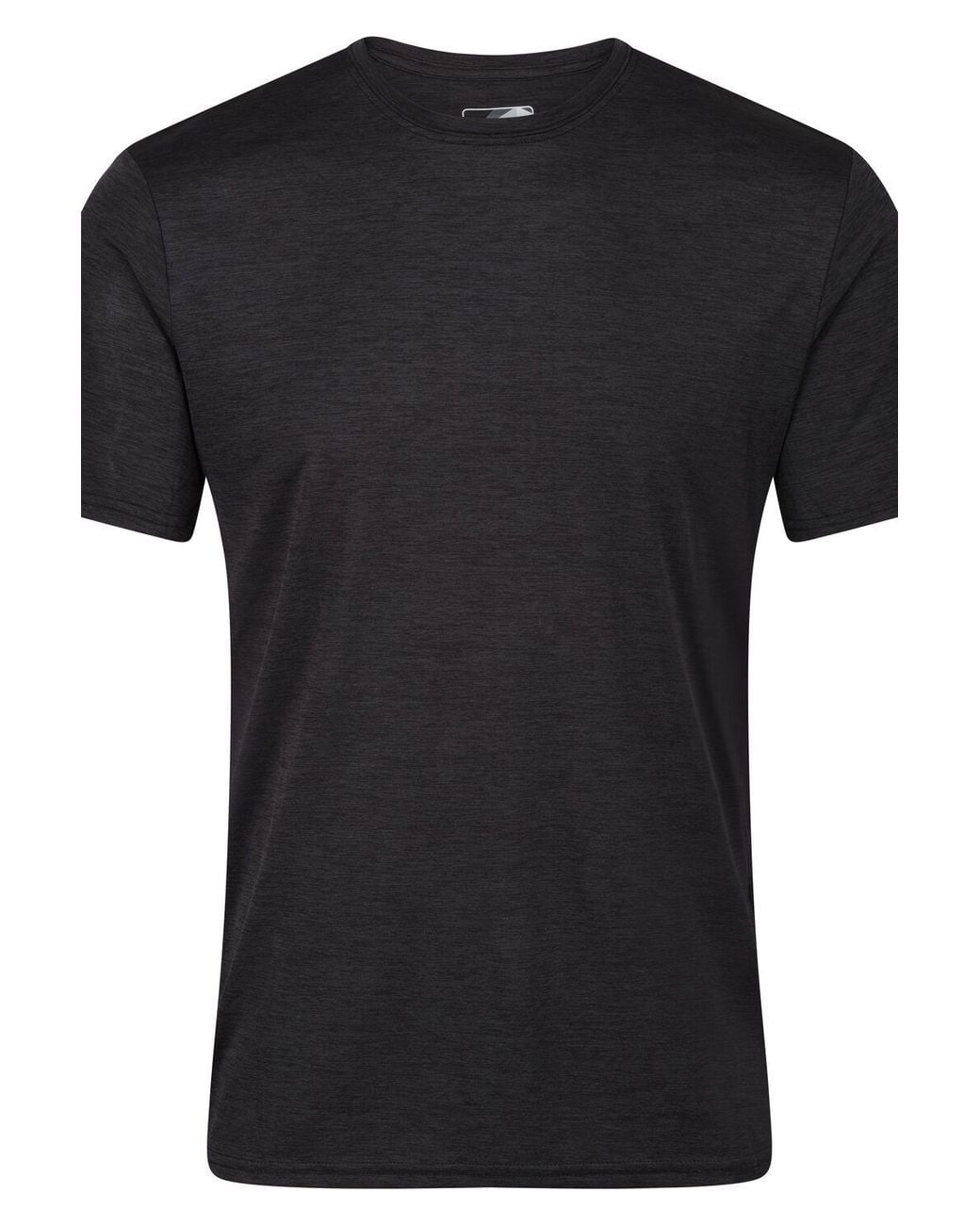 Regatta Black Fingal Edition Short Sleeved Marl T-Shirt for men