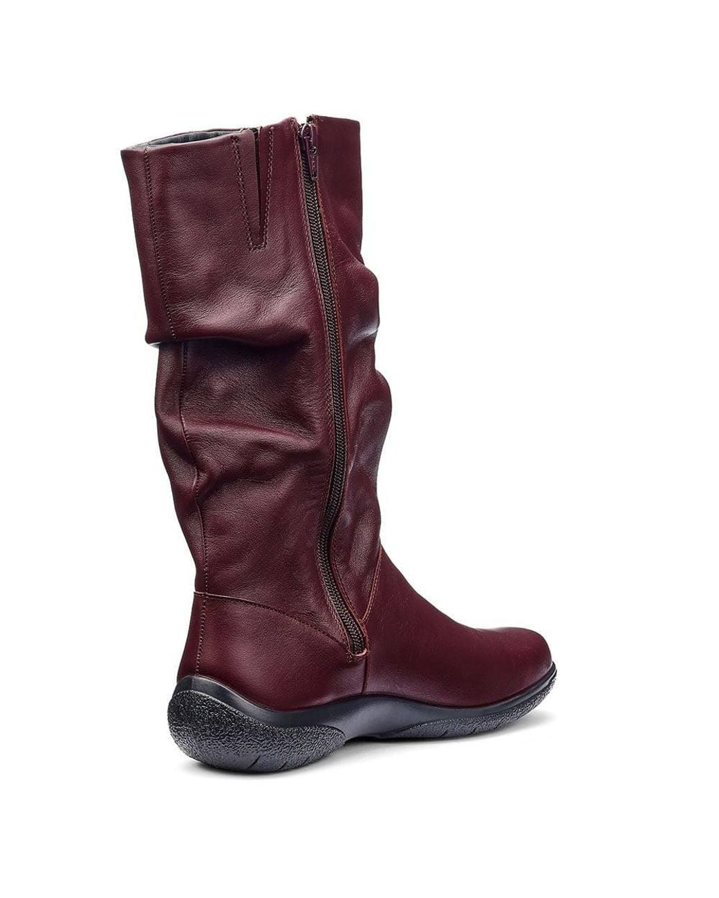 Hotter Purple 'Derrymore Ii' Mid Calf Boots