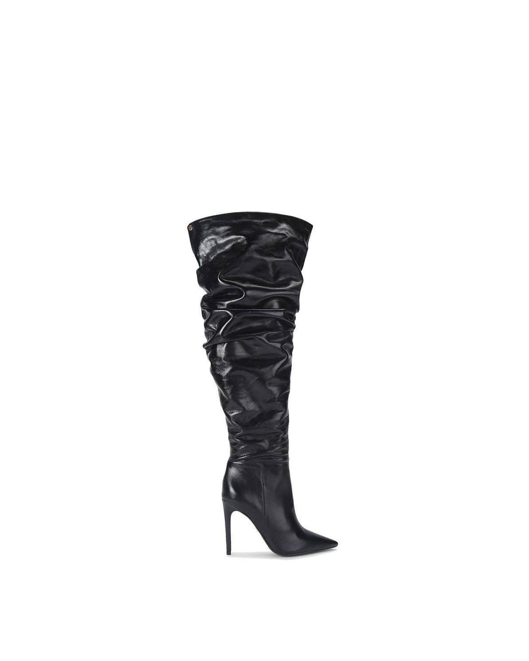 KG by Kurt Geiger Black 'Tigerlily' Leather Boots