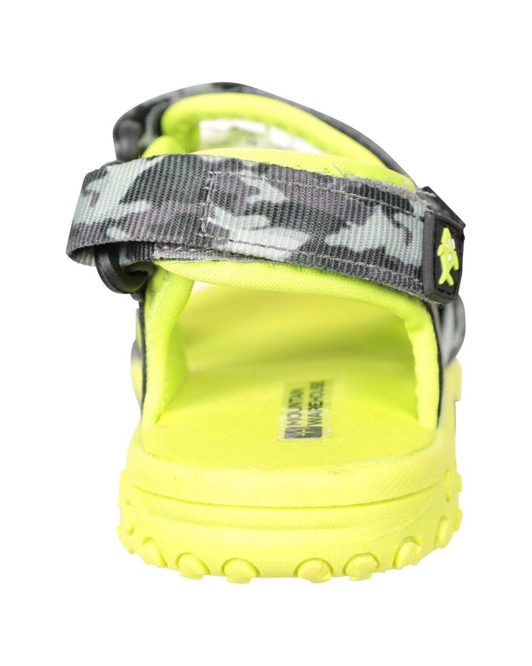 Mountain Warehouse Yellow Removable Heel Strap Comfy Phylon Midsole Neoprene Lined Sandals